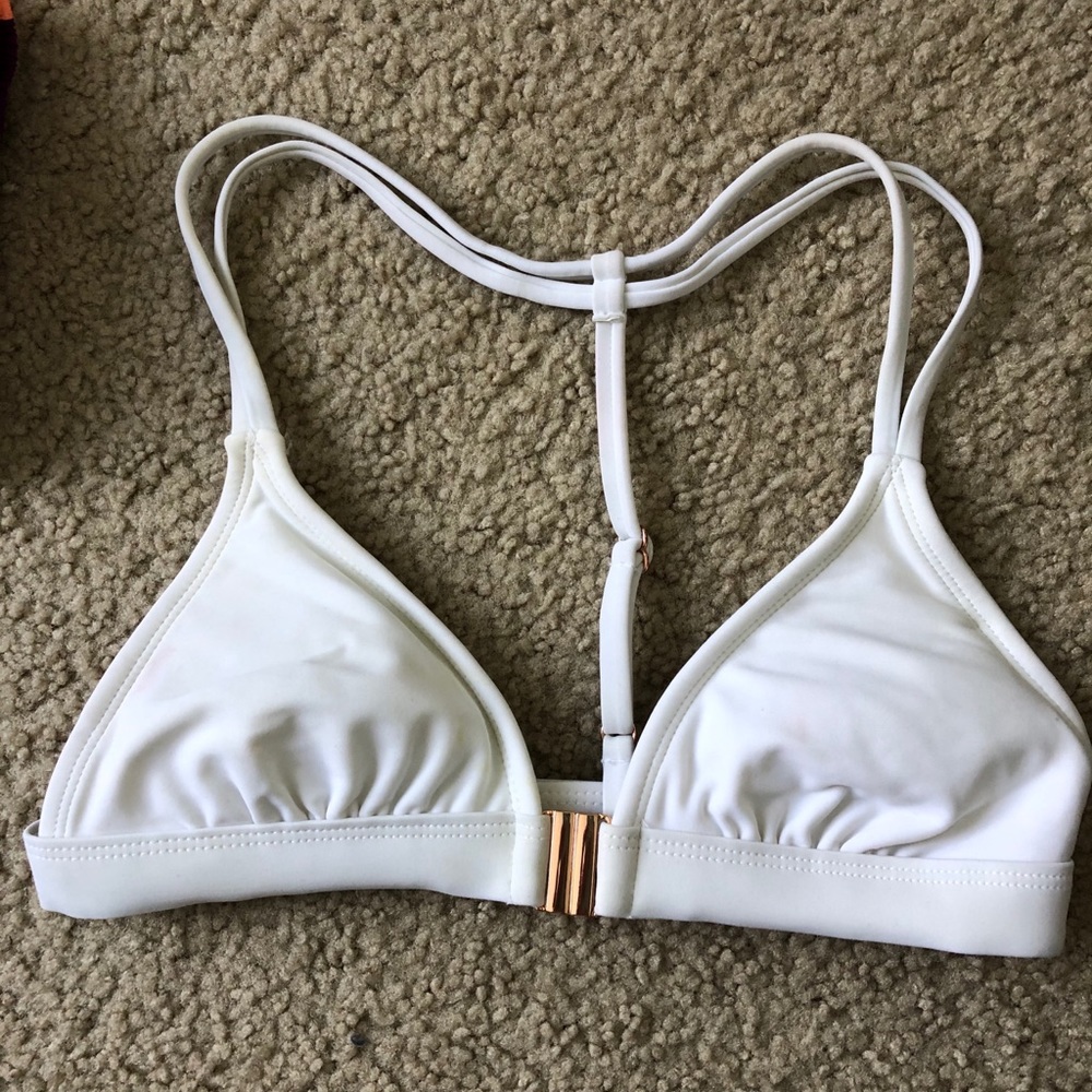 Padded swim top